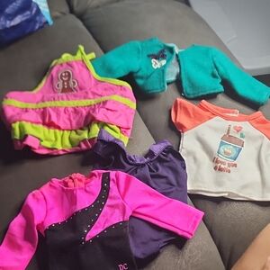 18in doll  Colorful Doll Clothes Set